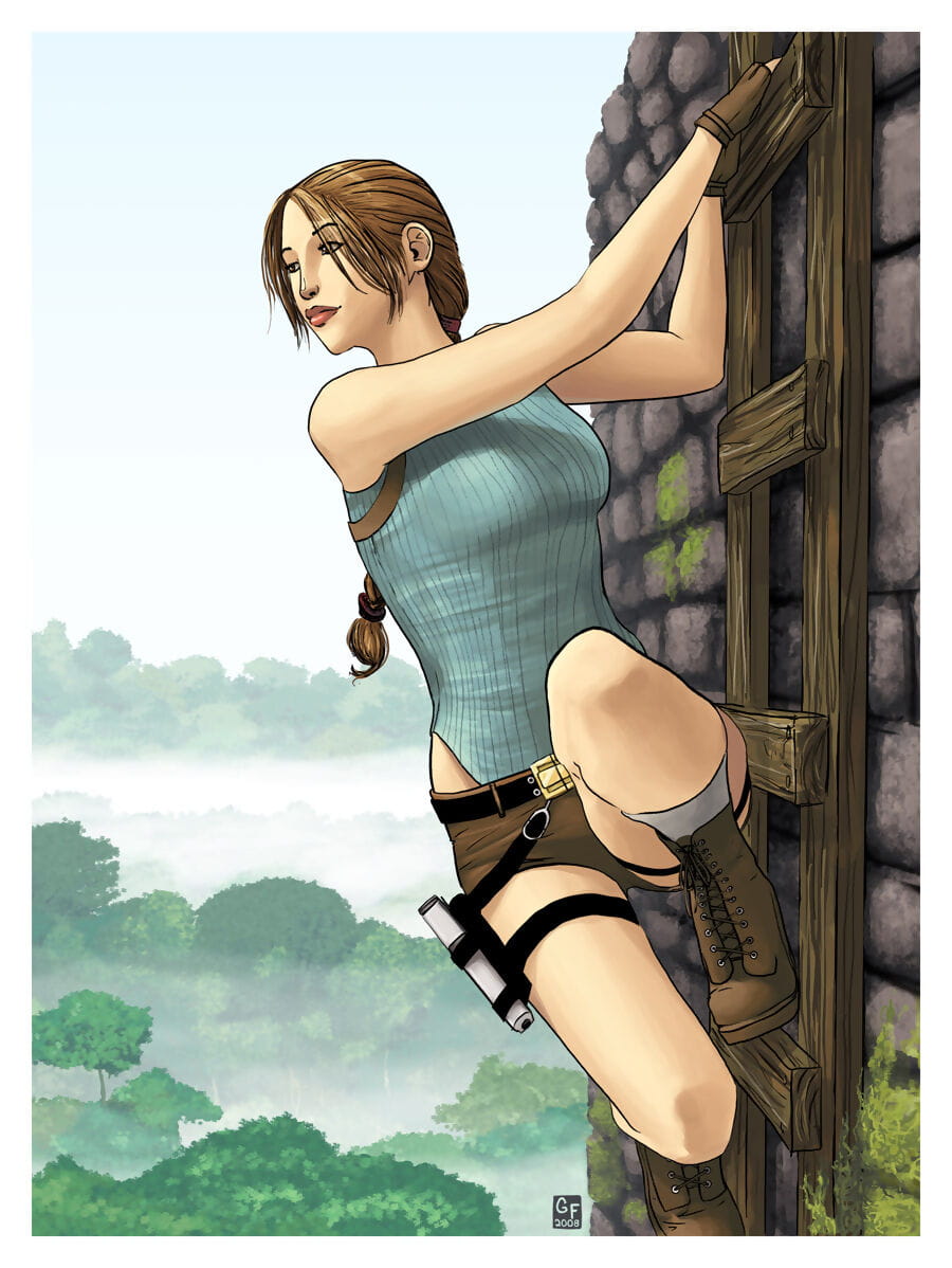 Lara Croft - Crypt raider Stroke for E - Hentai - affixing 3