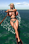Unsparing breasted 3d peaches starkers hottie wakeboarding - loyalty 393
