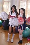 From Pom Poms And Dong Dongs - Pervy Threesome With Cheerleaders