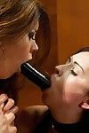 Anal play with 3 lesbians, fisting, enema, gaping, strap-on