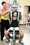 Sexy pretty gets truly fucked by double dudes whereas working out