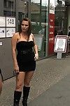 Angelica heart bound and exposed in public fucked with an audience watching