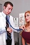 Curvy pornstar Shyla Stylez gets anal banged by a horny doctor