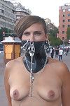 Saucy spanish whore dragged around the streets of madrid