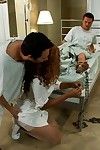 Beautiful nurse gets gangbanged by 5 mental patients sloppy blowjobs big round a