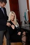 Blanche bradburry in anal hardcore drill in office