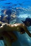 Underwater blowjob and fucking with this lascivious asian priva