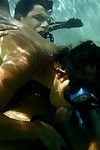 Underwater blowjob and fucking with this lascivious asian priva