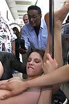 Nikita is french adult baby whore is bound, penetrated into anus in public!