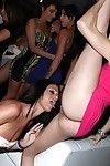 Nice teen girls sucking and fuckin in club