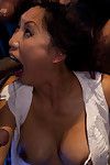 Beautiful asian lawyer gangbanged in alley by five brown men!
