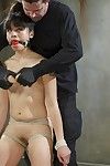 Amateur eastern girl benefits from fisted and punished in rope servitude