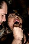Her first group sexual act ever  corporal choking gullet fucking humiliation rough sexual act a