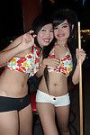 Pattaya beer stick allstar with massive hair dug and candids