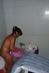 Rounded soapy massage prostitute group-bonked by swedish chap on vacation oriental twat