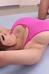 अचरज प्रमुख छाती एशियाई Hitomi तनाका फिक्स्ड गुलाबी शरीर