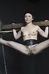 giapponese l'obbedienza e sospensione di Tatuato giapponese Sottomesso Bellezza Mei Mara