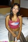 泰国 妓女 获得 一个 饼 cumhole
