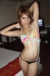 Moist thai bitch stretches arse and dug bareback risky teen fucking eastern bitch