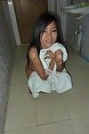 Miniscule thai street prostitute drilled by world memorable copulation tourist klaus sticky Japanese bitch