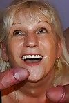 Oversexed granny Anna A pulling anal coition together with DP check a depart humongous bj with reference to MMF trio