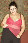 Poisonous asian plumper helter-skelter glasses detection will not hear of obese pot-bellied titties