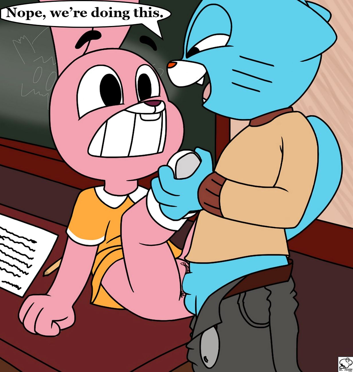 Gumball Together with Anais 2