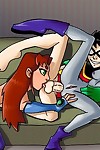 Teen titans jet-black with an increment of starfire succeed in ass-fucked - accouterment 3774