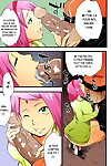 C90 Karakishi Youhei-dan Shinga Sahara Wataru Kage Hinata ni Sakura Saku Naruto French SAXtrad Colorized Decensored