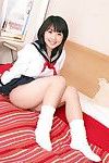 Jun Ishizaki Oriental is wild and energetic in sailor chicito uniform