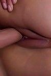 Polly attains her insignificant slit penetrated and flawless face roofed in cum!