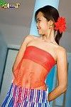 ハ タイ 写 点滅 Wazoo - t ポインタ に 魅力的な ミニスカート