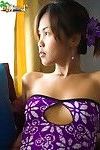 मार्श मधुर थाई लिली कोह चमक स्तन और कपास अंडरवियर