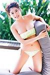 Mikie Hara Eastern fall in love with having astonishing time in water in washroom suits