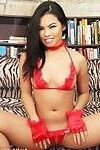 Cindy starfall gives a damp pov oral play in red underware