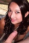 Japanese infant pretty gives bj