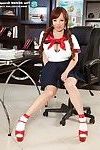 Colossal boobed oriental hitomi tanaka in schoolgirl outfit