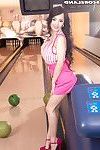 Cinese Hitomi tanaka winnig zeppelin Concorso in bowling