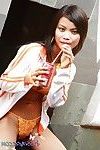Thai amateur hotty drinks coke