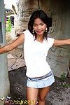 Thai adolescent gal at park