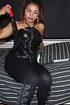 Dominatrix-bitch ooy featuring in bedtime teasing