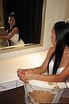 태국 섹시 에 배꼽 의 거울