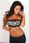 Breasty spectacular vixen darling jada cheng gets undressed lacking her semi sheer cannula dominant and t