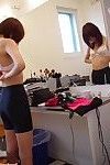 Unshaved japanese young getting drilled