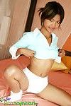 Gorgeous and naive thai amateur tussinee shows off her extreme adult baby body