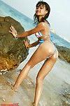 Magnifique Thai jeune exemple dans bikini sur l' Plage
