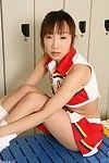 Infant japanese schoolgirl ai yumemi is posing