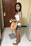 Unkind thai prostitute screwed no fuck-rubber bareback by copulation tourist Japanese bitch gangbanged