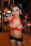 Unkind thai prostitute screwed no fuck-rubber bareback by copulation tourist Japanese bitch gangbanged