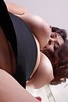 Undressing session non-native a magnificent obese chest mature Veronica